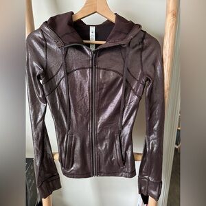 Lululemon Define Women’s Shimmery Brown Hooded Jacket